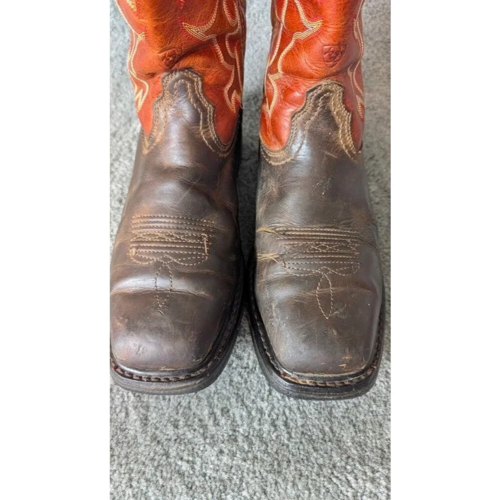Ariat Men's WORKHOG Wide Square Steel Toe Work Boot Size 10EE F2413-18